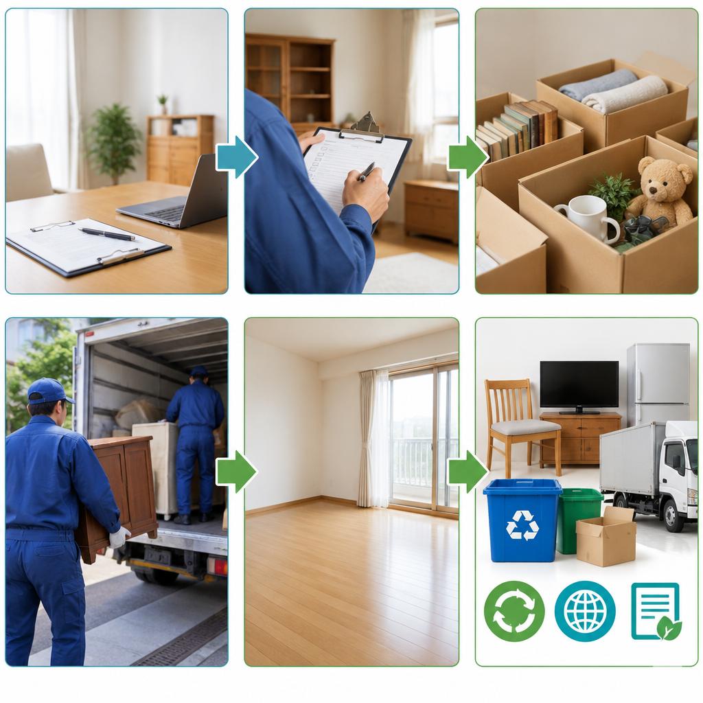 仕分けから搬出、適正処理までワンストップ